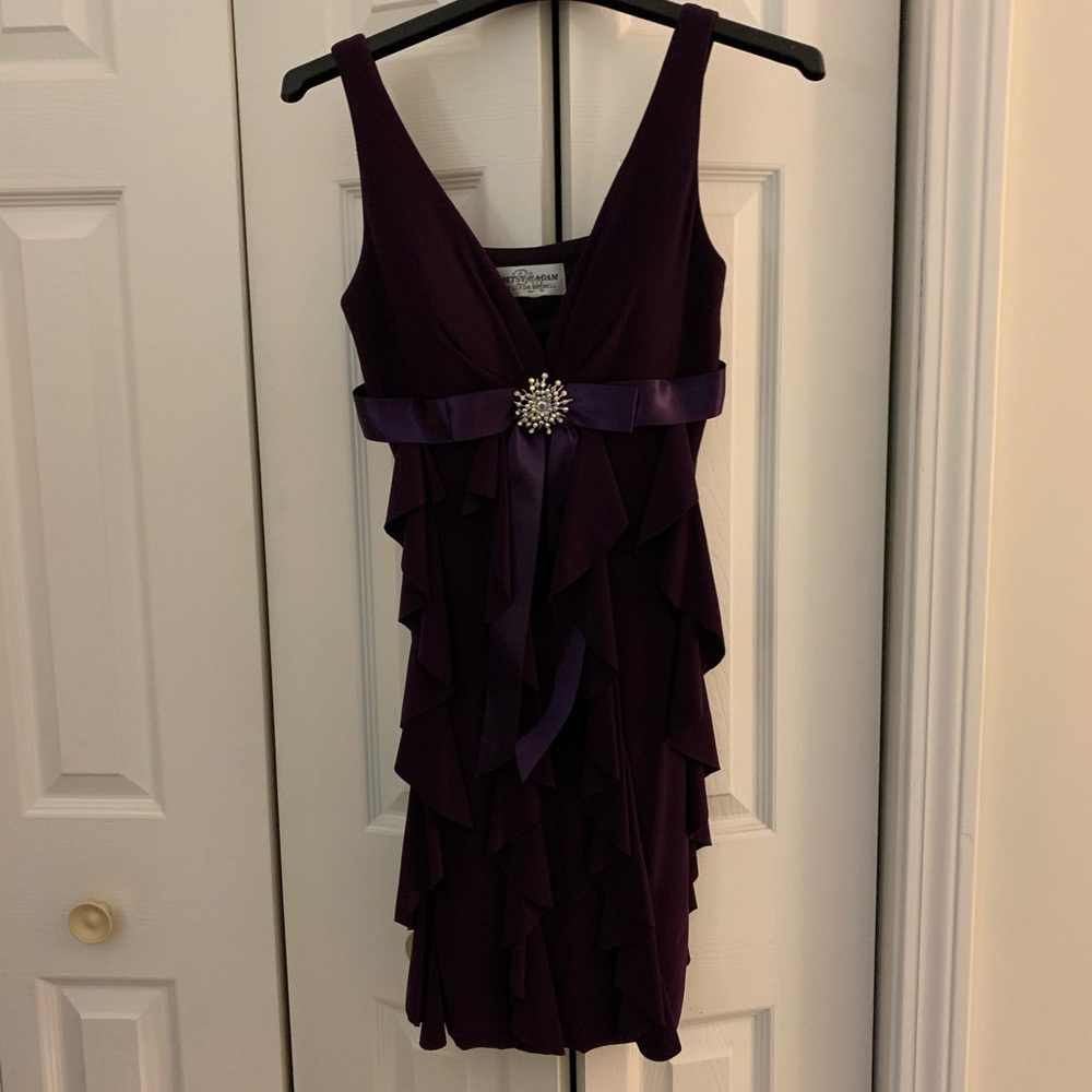 Betsy and Adam purple dress